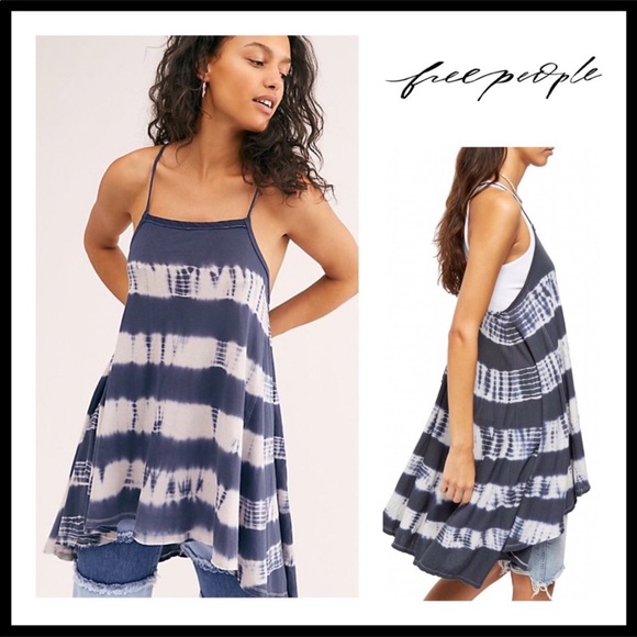 FREE PEOPLE BOHO FLOWY TUNIC TANK KNIT MINI A3C - Picture 13 of 16